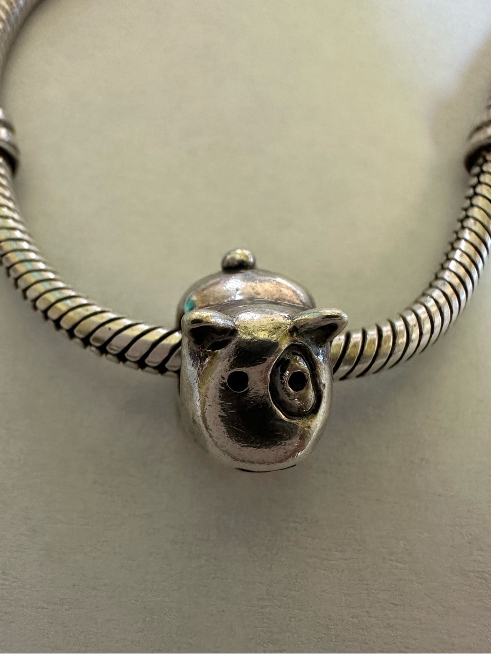 Pandora "Doggie" Sterling Silver Charm Retired #790258 925 ALE